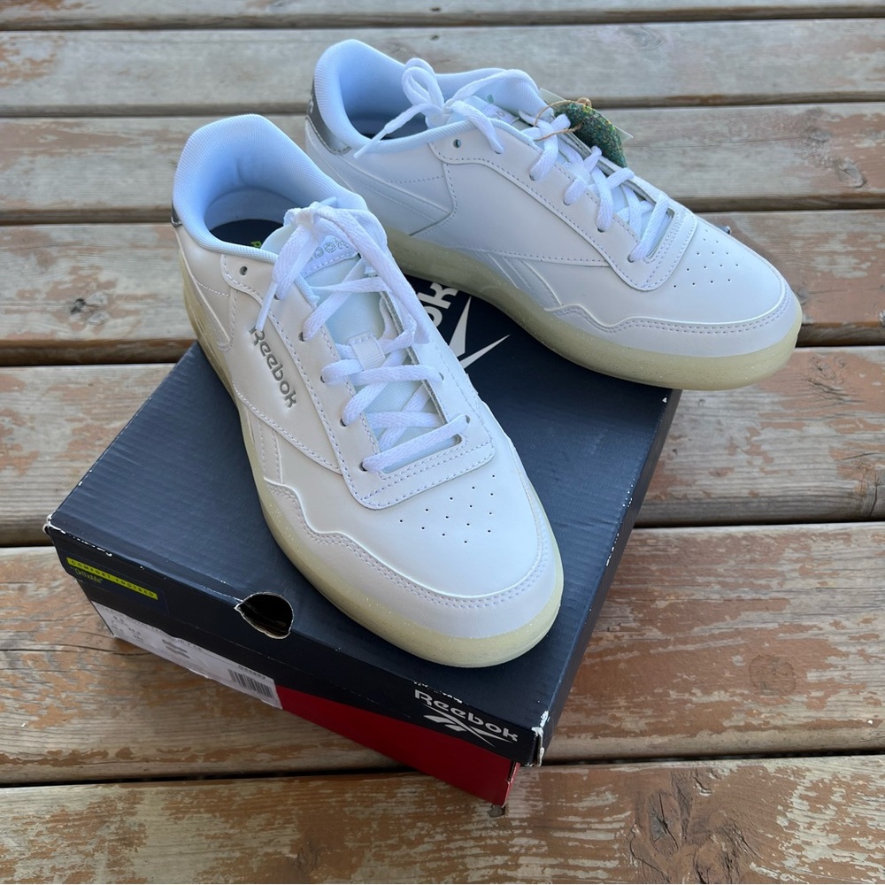 Reebok White Royal Technique T CE Tennis Shoe - Size 9.5 *NEW*